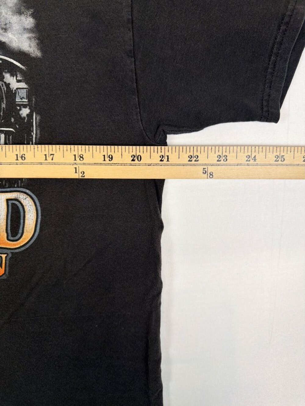 Harley-Davidson Men's Large Black Ride Refuel Repeat Richmond VA Retro T-Shirt - Picture 6 of 7